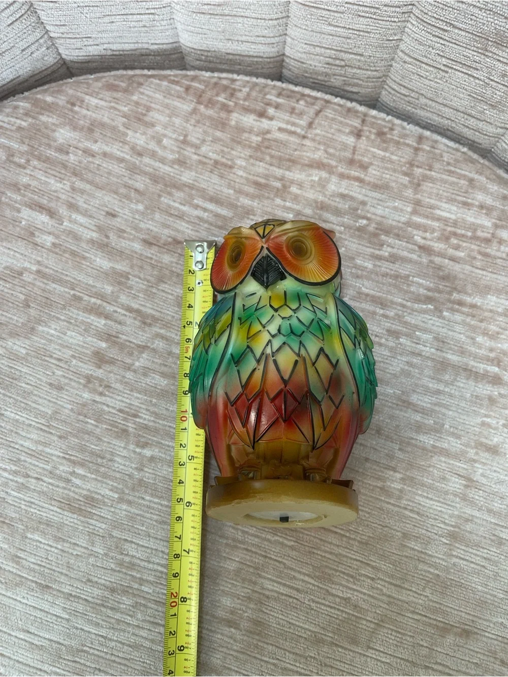 3D Colored Owls Light Desk Lamp Animal Decorative Night Light Owl Bird Untested